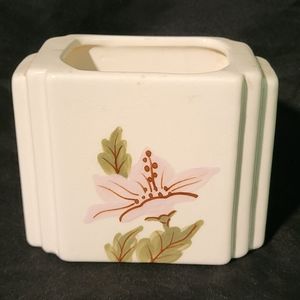 Vintage Artistic Potteries Los Angeles, CA Art Deco 1940s Clematis Planter Vase